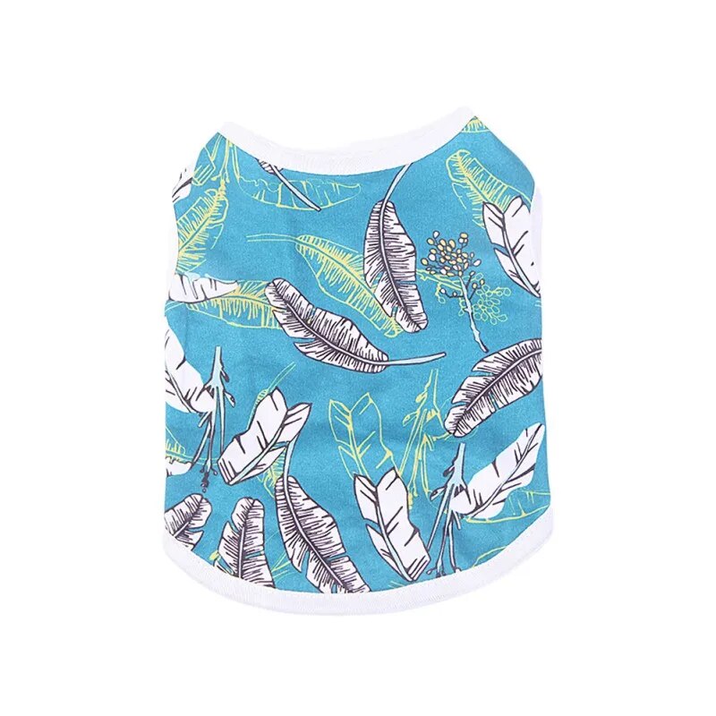 Pet T-Shirt - Soft and Stylish Summer Clothing for Small Dogs and Cats