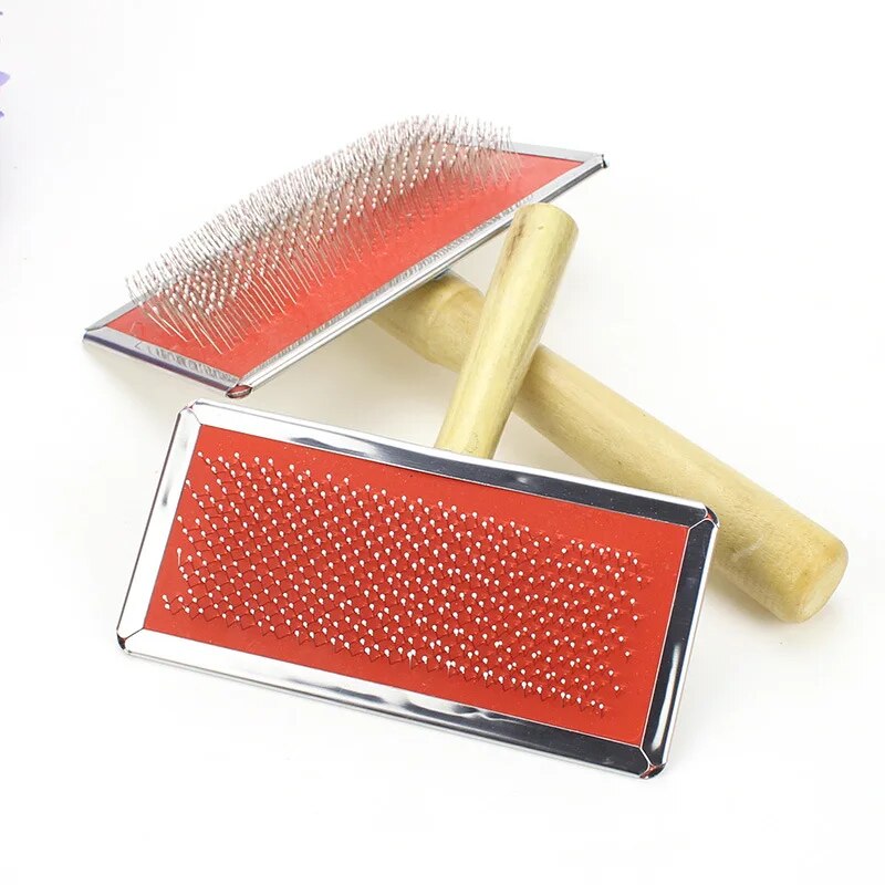Wooden Handle Pet Grooming Comb