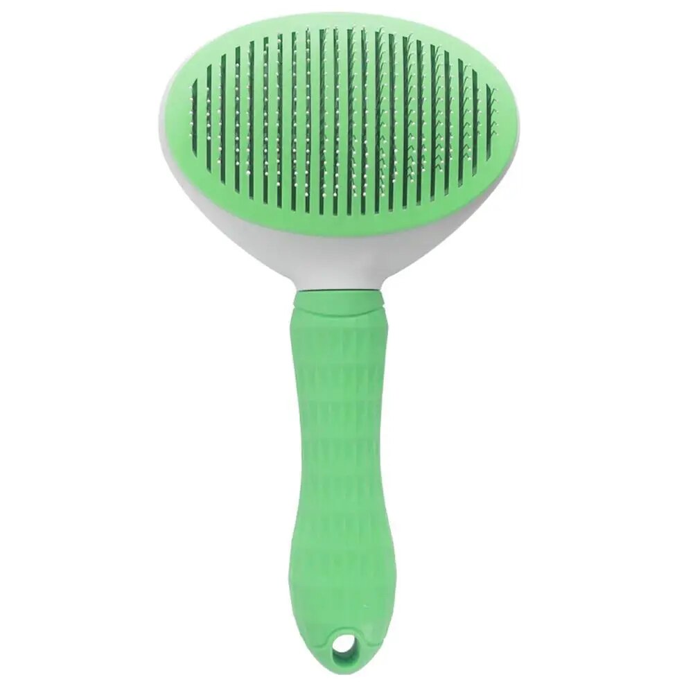 Stainless Steel Pet Hair Remover Brush for Cats and Dogs