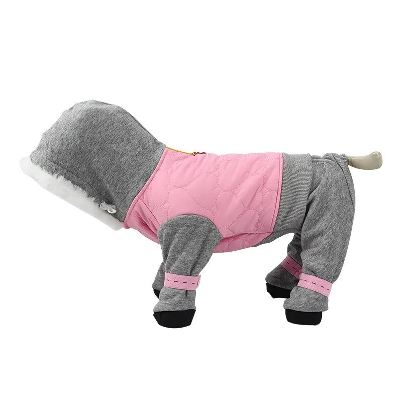 Cozy and Thick Winter Pet Romper